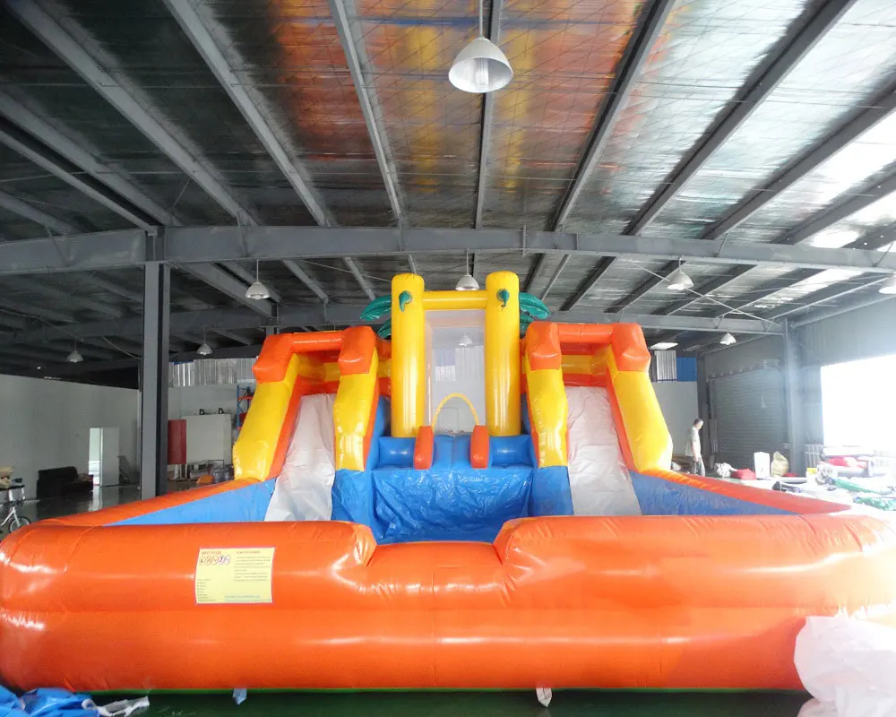

Most popular & Good quality inflatable bouncy with water slide, inflatable water slide for kids and adults, inflatable water