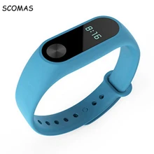 SCOMAS silicone bracelet strap for Xiaomi band 2 smart wristband watch band strap for xiaomi mi band2 MIBAND2 wearable devices