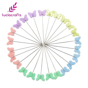 

Lucia crafts 0.65*54mm head Kintted Locating Pins Patchwork Sewing Pins Positioning Needle Sewing Accessories J0103