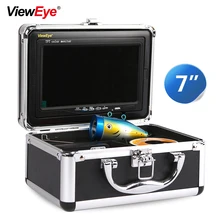 ViewEye рыболокатор подводная камера 7 дюймов 1000TVL Водонепроницаемая камера для подледной рыбалки 12 шт инфракрасная лампа для рыбалки