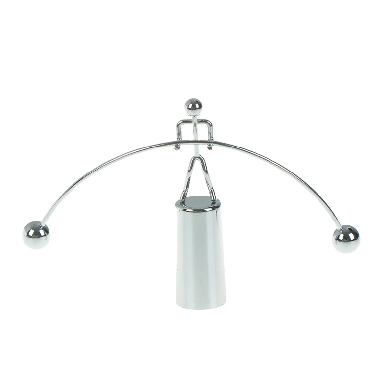

Home Decor Pendulum Newton Cradle Balance Ball Tumbler Desk Toy Metal Man Hogar Home Decoration Accessories Crafts
