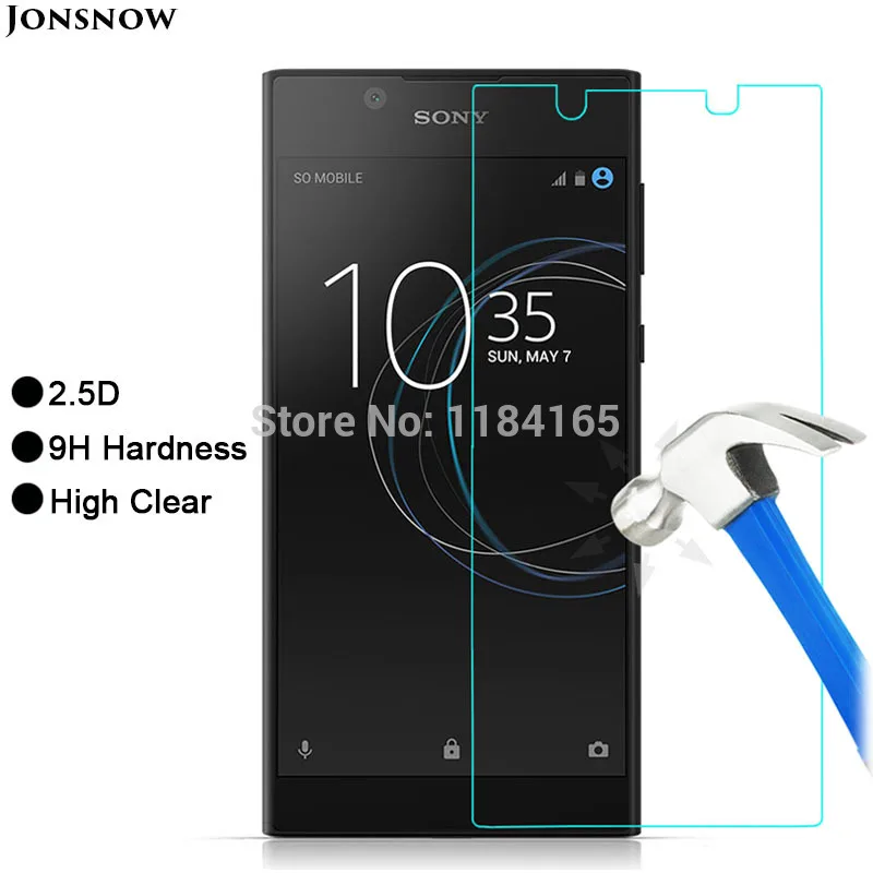 Закаленное Стекло Плёнки для Sony Xperia L1 двойной f3311 f3312 f3313 Экран протектор