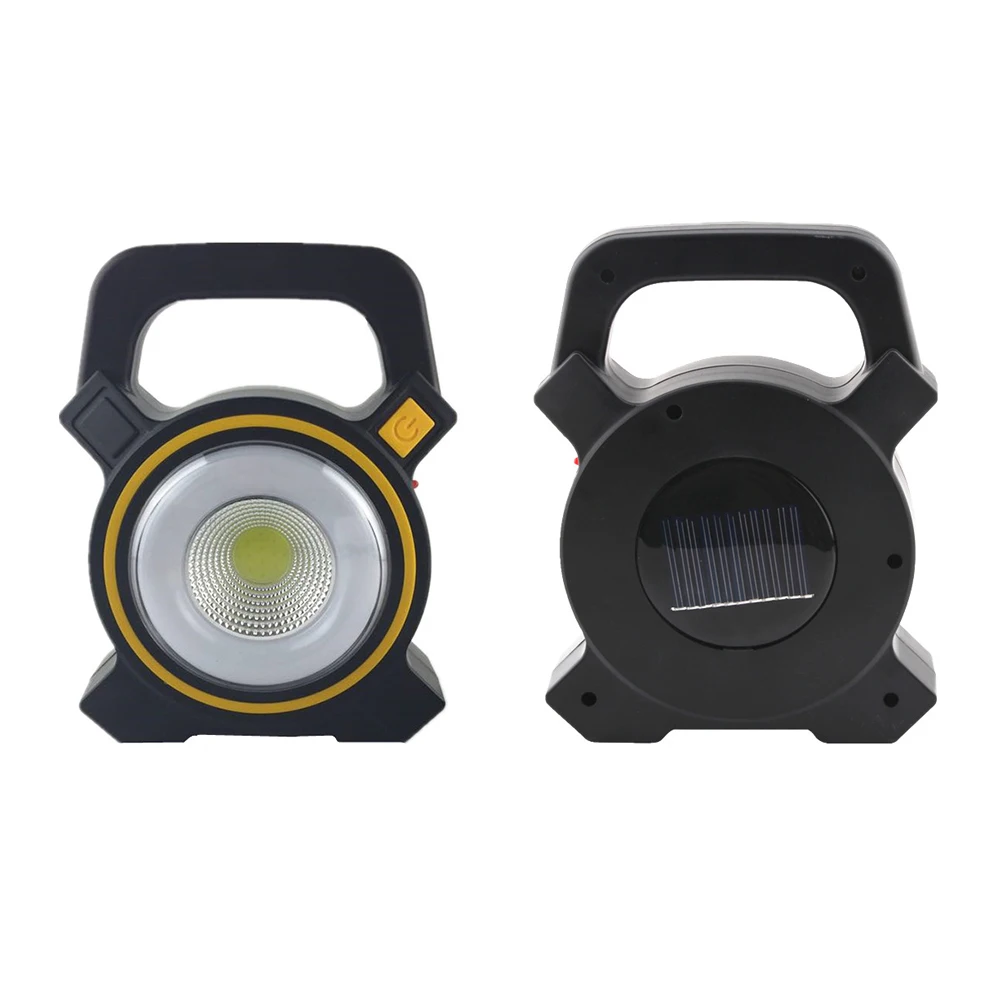 

Solar Portable Rechargeable Emergency Searchlight LED Camping Light Outdoor Work Spot Lamp