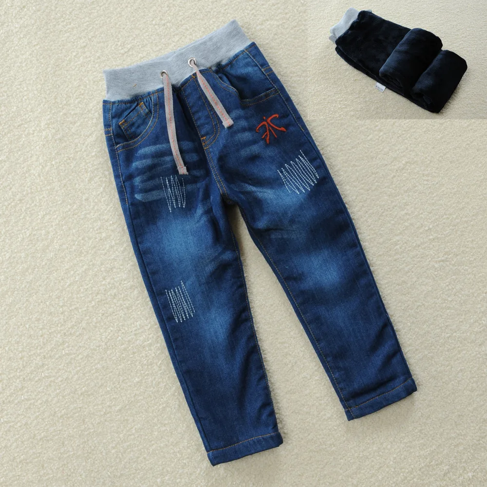 2018 New Autumn Winter Boys Warm Thick Jeans For Baby Infant Casual Pants Boys Trousers Children Denim Kids 2-10year blue Jeans 2018 New Autumn Winter Boys Warm Thick Jeans For Baby Infant Casual Pants Boys Trousers Children Denim Kids 2-10year blue Jeans