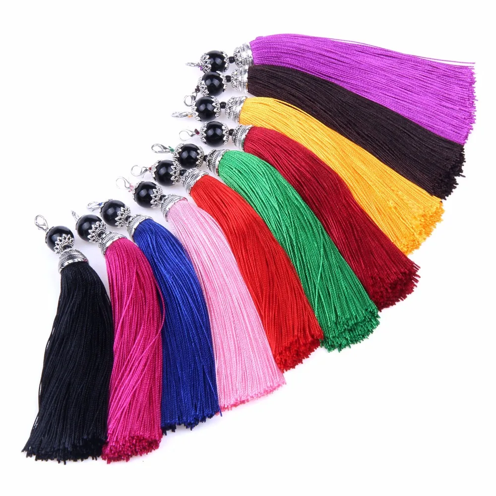 

5PC Tassel Fringe Hang Decoration DIY Apparel Sewing Fabric Supplies Tassels Craft Arts Crafts Handmade Rayon Curtain Tassel