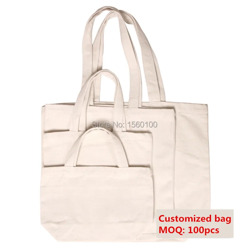 

Customized Shopping Canvas Tote Bag Reusable Cotton Eco Bags Grocery Plain cotton bag for painting