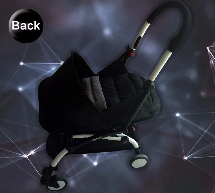 Детская коляска для сна от 0 до 6 месяцев, детская коляска yoya, детская коляска yuyu yoyo kiss, детская коляска, спальный мешок для новорожденных - Цвет: Черный