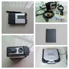 2017 MB Star C5 with laptop CF-30 Toughbook diagnostic PC with mb star c5 SD Connect newest software V2017.09 SSD for mb sd c5