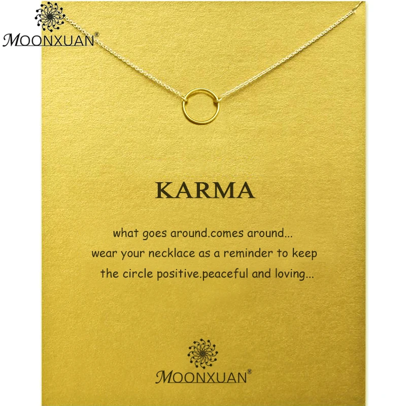 Женское колье чокер с цепочкой dogear Karma Circle массивное ожерелье Ювелирное