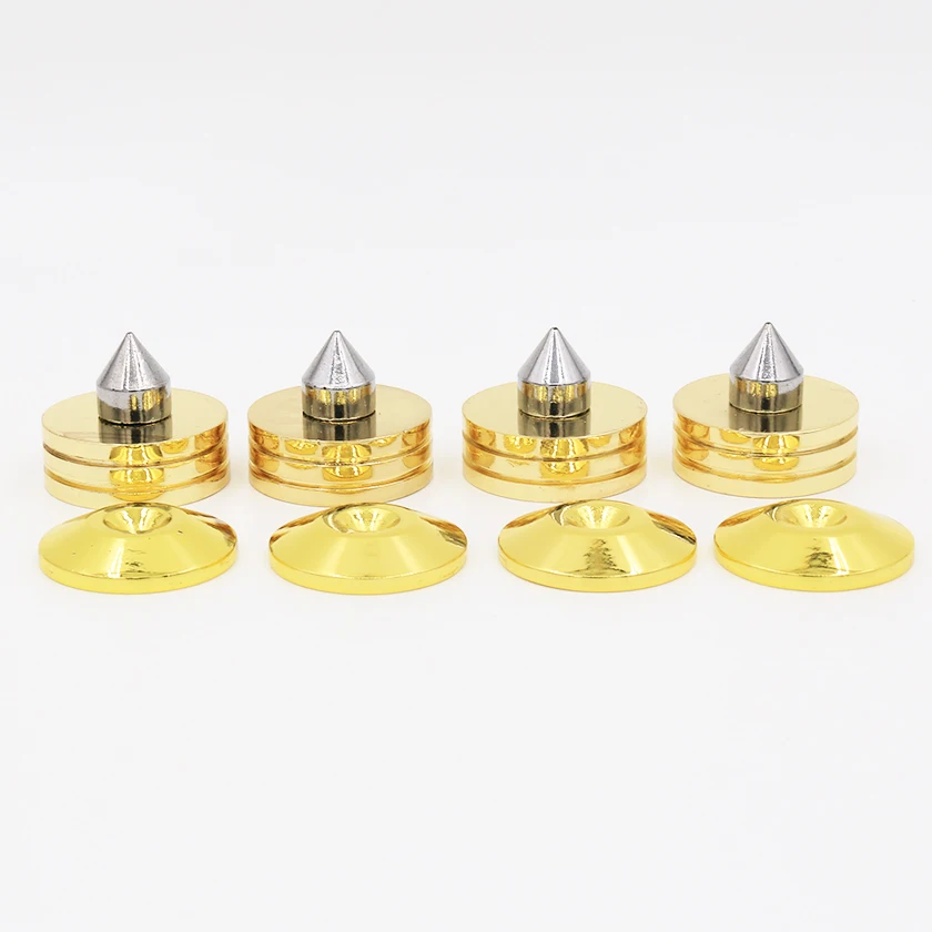 Buy Hifi Audio 4Sets Brass Gold Plated Speaker Spike