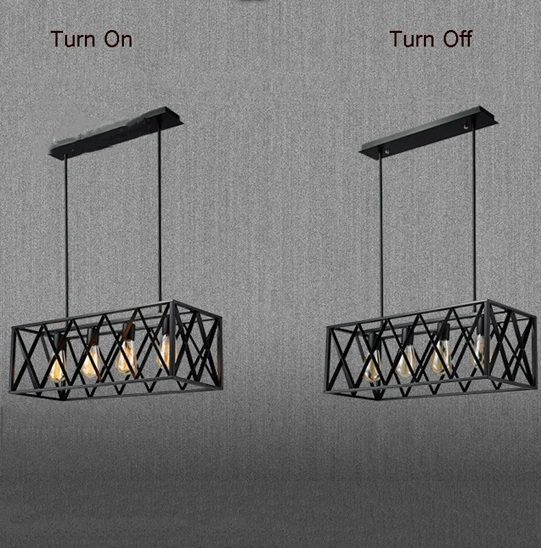 Винтажный светильник в стиле лофт, лампа в железной клетке, люстра для бара, паба, кафе, ресторана, зала, коридора, одежда для гостиной, столовой, светильник s