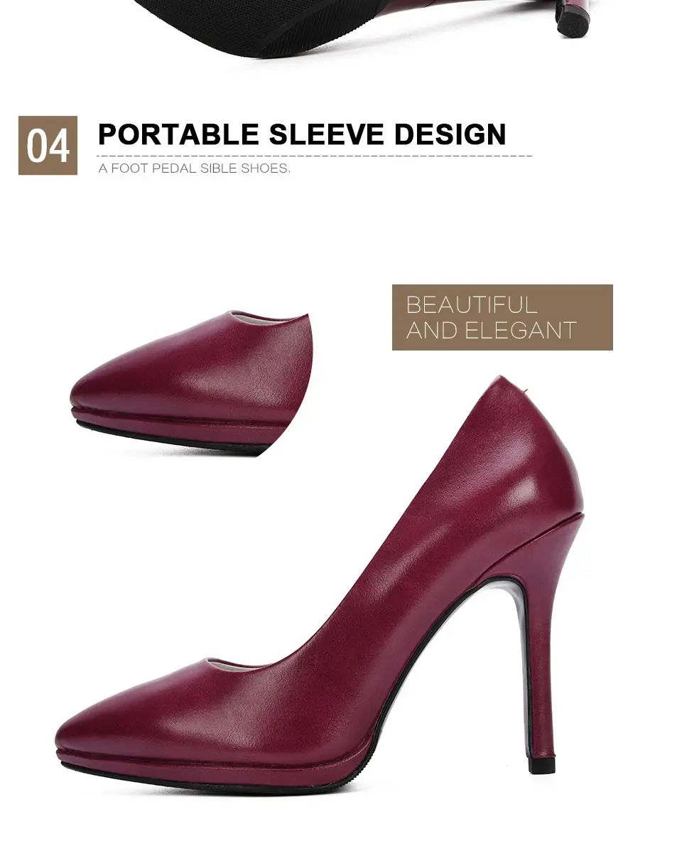 US $25.76 43% OFF|ROYYNA 2019 Style Women Pumps Fashion Classic Microfiber Leather High Heels Shoes Sharp Head Paltform Wedding Women Dress Shoes in Could This Finally Be the Downfall of High Heels?