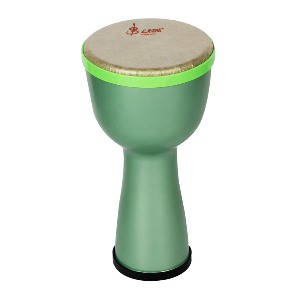 Portable African Drum Djembe Bongo Hand Drum ABS Body 8inch Polyester Drum Head With Egg Shakers Drum Strap