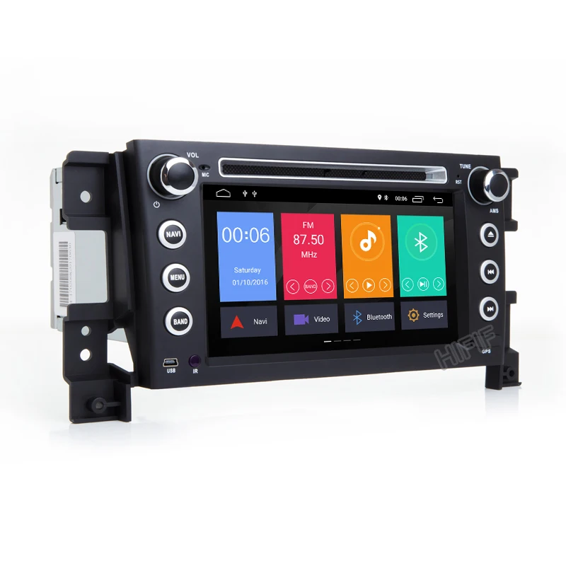 Perfect Quad Core 7" IPS HD Digital Touch Screen Android 8.1 GPS Stereo Car DVD Player for Suzuki Grand Vitara 2005-2010 2011 2012 2013 7