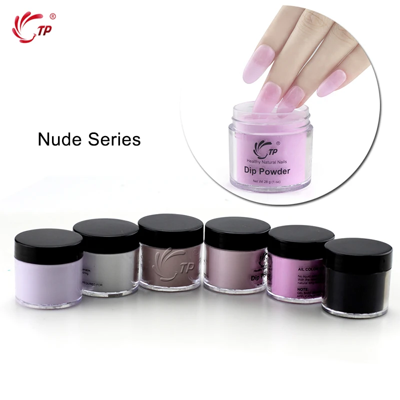 TP 28g 1oz Nude Color Nail Dip Dipping Powder No Lamp Cure Nature Acrylic System 14ml Gel Base & Sealer Dry Top Coat Brush Saver|powder for nails|powder colorcolor powder - AliExpress
