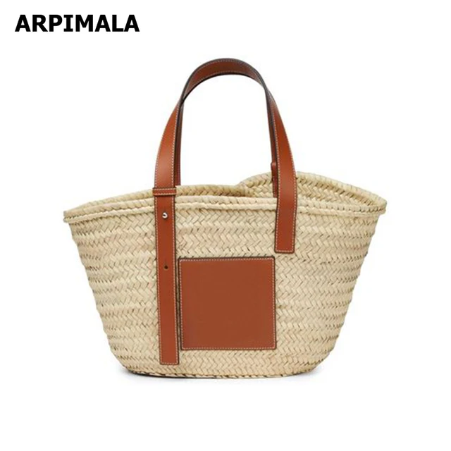 Arpimala 2018 Luxury Designer Raffia Bag High Quality Famous Brand Arpimala 2018 Luxury Designer Raffia Bag High Quality Famous Brand Straw Bags Women Summer Beach Handbag