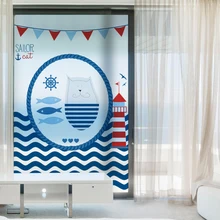 Пользовательский размер статическая цепляемая витражная оконная пленка матовое и Непрозрачное уединение домашний декор цифровая печать съемный BLT319 парусный спорт