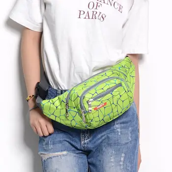 

Unisex students outdoor fashion sports leisure waterproof neural network multi-functional Fanny pack breast pack diagonal cross