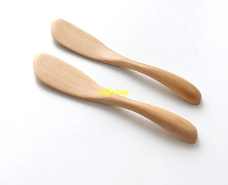 100 шт/партия Быстрая 15*2,3 см натуральный деревянный нож для сыра деревянный шпатель для масла нож для масла