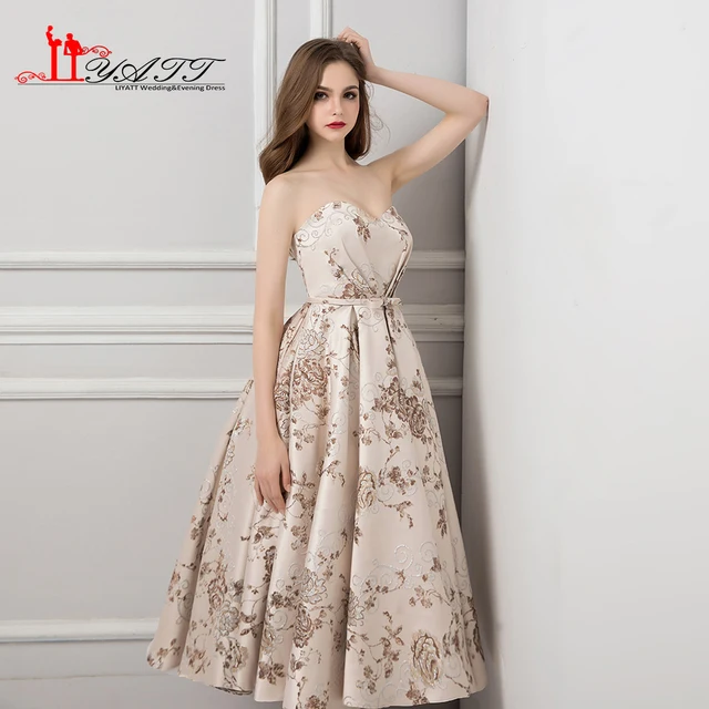 Sweetheart Tea Length Dress
