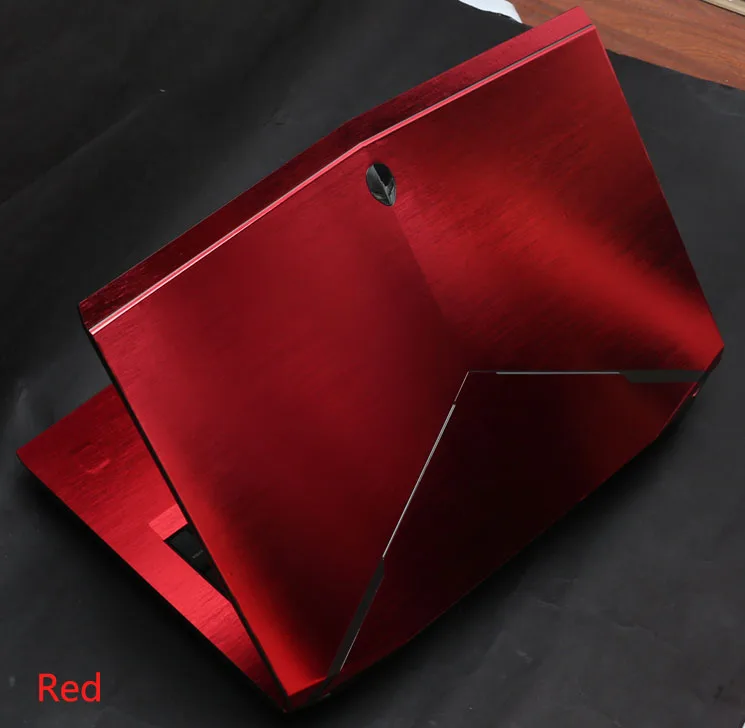 Red Brushed KH Ноутбук Матовый Блеск наклейка кожи Обложка протектор для выпуска Alienware 17 R4 ALW17C 17," с Tobii глаз трекер - Цвет: Red Brushed