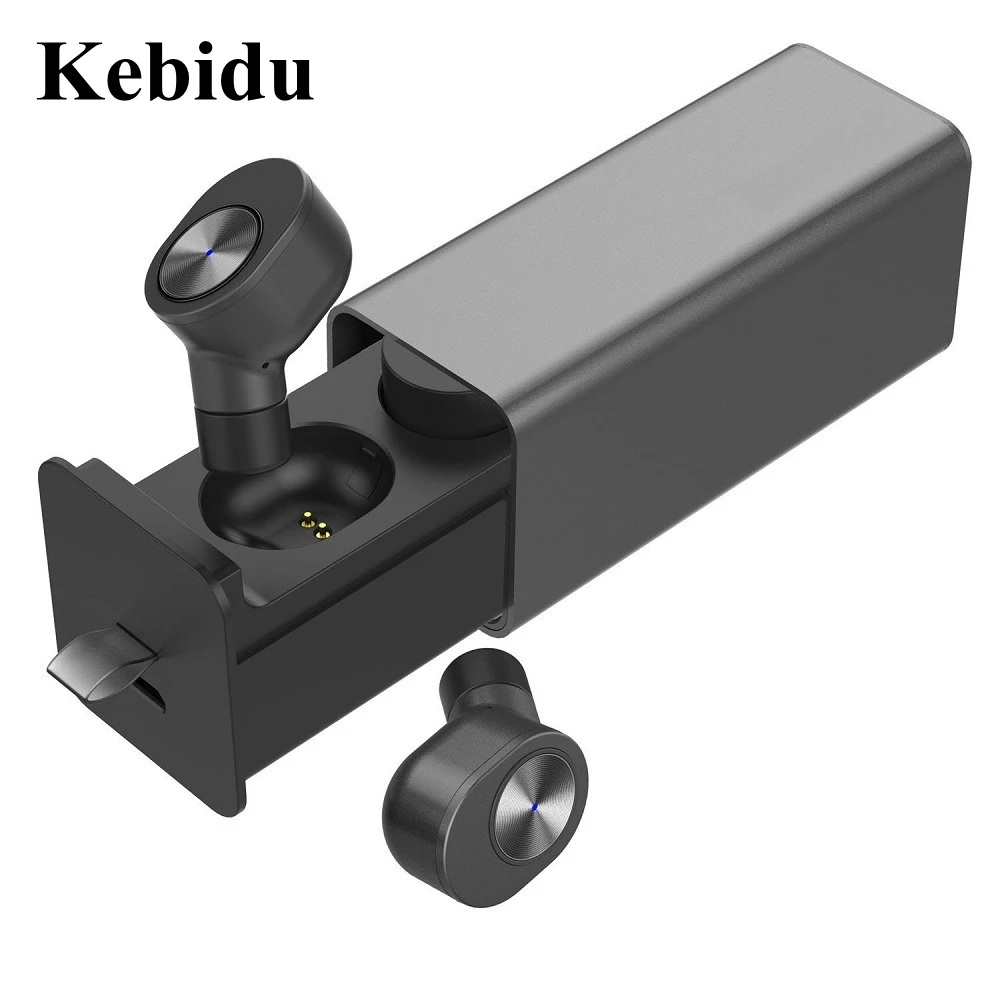 Kebidu GW10 Wireless Bluetooth V4.2 Sport In ear Earbuds True TWS Best Cordless Earphones with