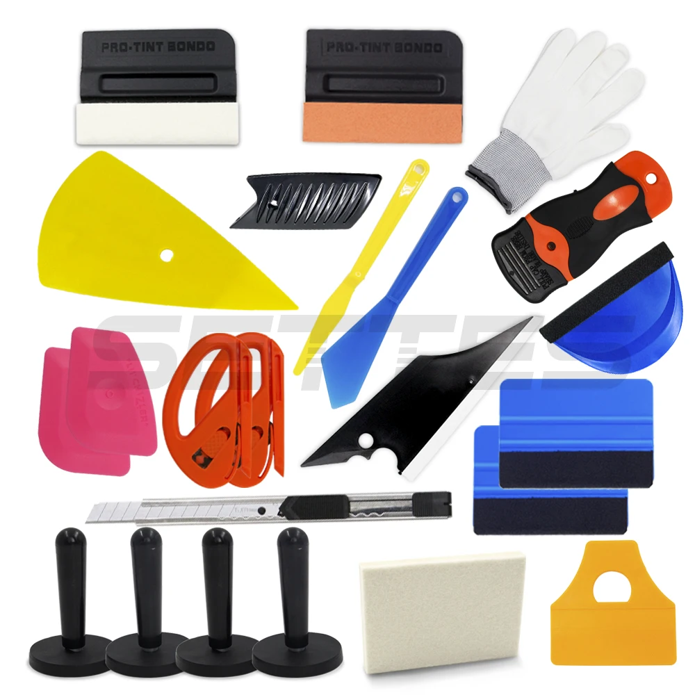 

Pro Car Vinyl Wrapping Application Tool Kit Decals Sticker Vinyl Film Wrap Tool