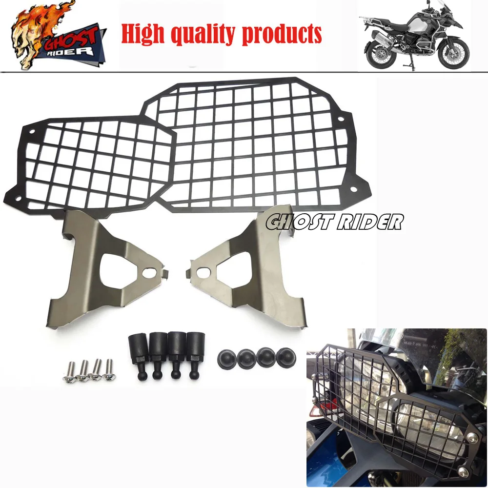 High Quality Stainless Steel Motorcycle Headlight Guard Protector For BMW F650GS F700GS F800GS GS Adventure 2008
