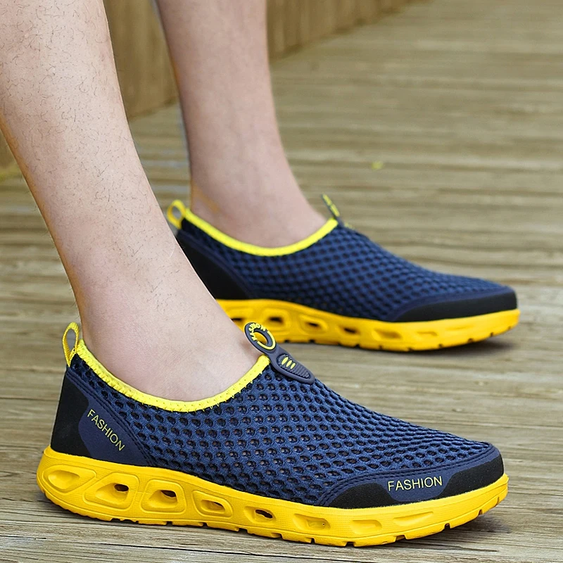Men's Splicing Mesh Shoes Casual Breathable Comfy Quick-dry Kitchen Working Shoes Chef Restaurant Cooking Footwear Soft Shoes Men's Splicing Mesh Shoes Casual Breathable Comfy Quick-dry Kitchen Working Shoes Chef Restaurant Cooking Footwear Soft Shoes