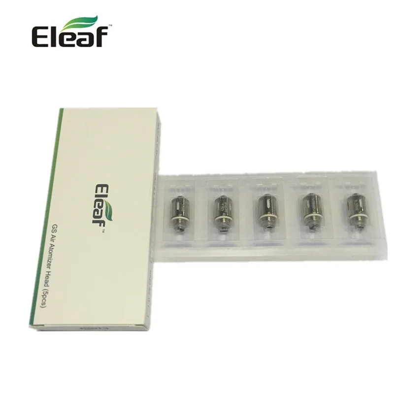 50 шт./лот оригинальная Eleaf GS воздушная катушка Ismoka сменная Ni0.15ohm 1.2ohm 1.5ohm для GS-Air