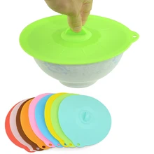 1 шт. Кухня аксессуары Еда Детская безопасность печь крышки чаши Пособия по кулинарии Пан силиконовые крышки пыле Термальность изоляции крышка уплотнение крышки