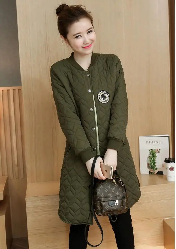 

2017 New Winter Jacket Women Thicken Coat Female Fashion Warm Outwear Cotton-padded Long Wadded Jacket Coat Parka