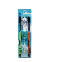 3 шт. черная карбоновая супер Мягкая зубная щетка для детей и две зубные щетки для взрослых(цвет случайный