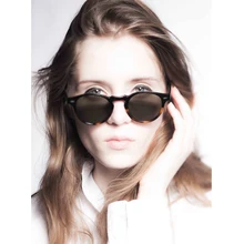 BOCAI Retro Oliver Style ov5186 Gregory Peck Sun Glasses Round Polarized Sunglasses For men women sunglasses Goggles peoples