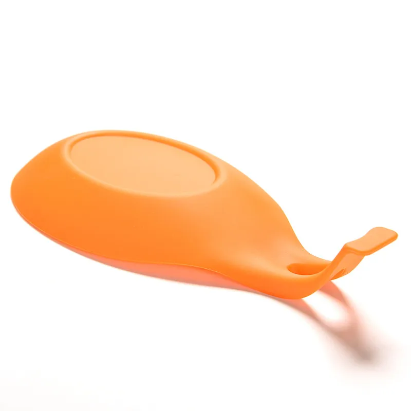 Vorkin случайный цвет Силиконовая ложка отдыха жаростойкая кухонная утварь держатель для кухонной лопатки инструмент для приготовления пищи