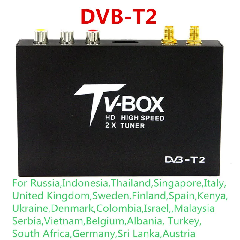 Aliexpress.com : Buy 2 Tuners Car DVB T2 H.264 MPEG 4 MPEG