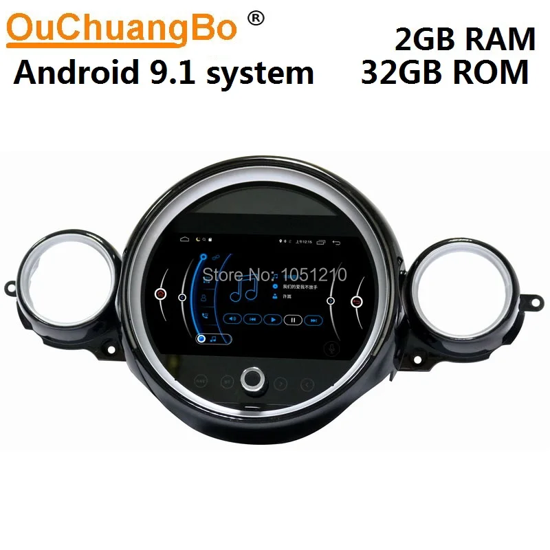 

Ouchuangbo Android 9.1 car stereo radio gps navigation for mini one r56 2011-2016 black with mp3 player mirror link 2GB+32GB