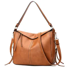 ง่ายสบายๆกระเป๋าผู้หญิง 2019 แฟชั่น PU หนังสุภาพสตรีกระเป๋าถือกระเป๋าสะพาย torebki damskie(China)