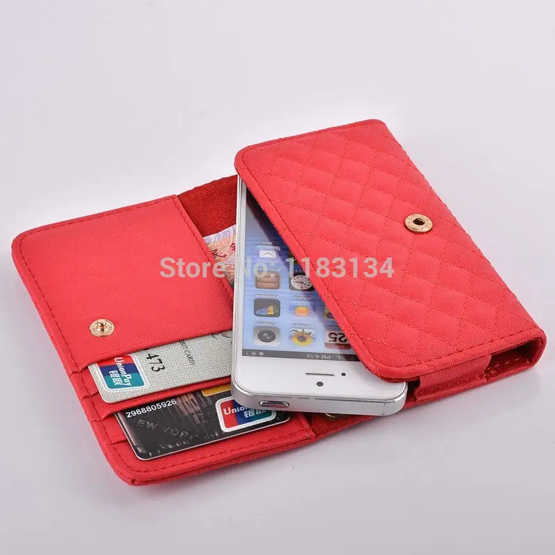 Hot Portable Flip Wallet Leather Case Cover for HTC Desire 400 |