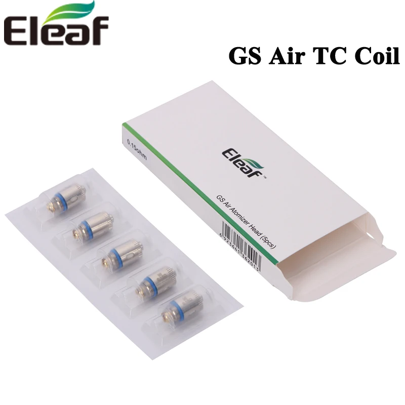 

10pcs/lot Eleaf GS Air TC Coil Head 0.15ohm E Cigarette Temperature Control Replacement Coils for GS Air Atomizer Vape