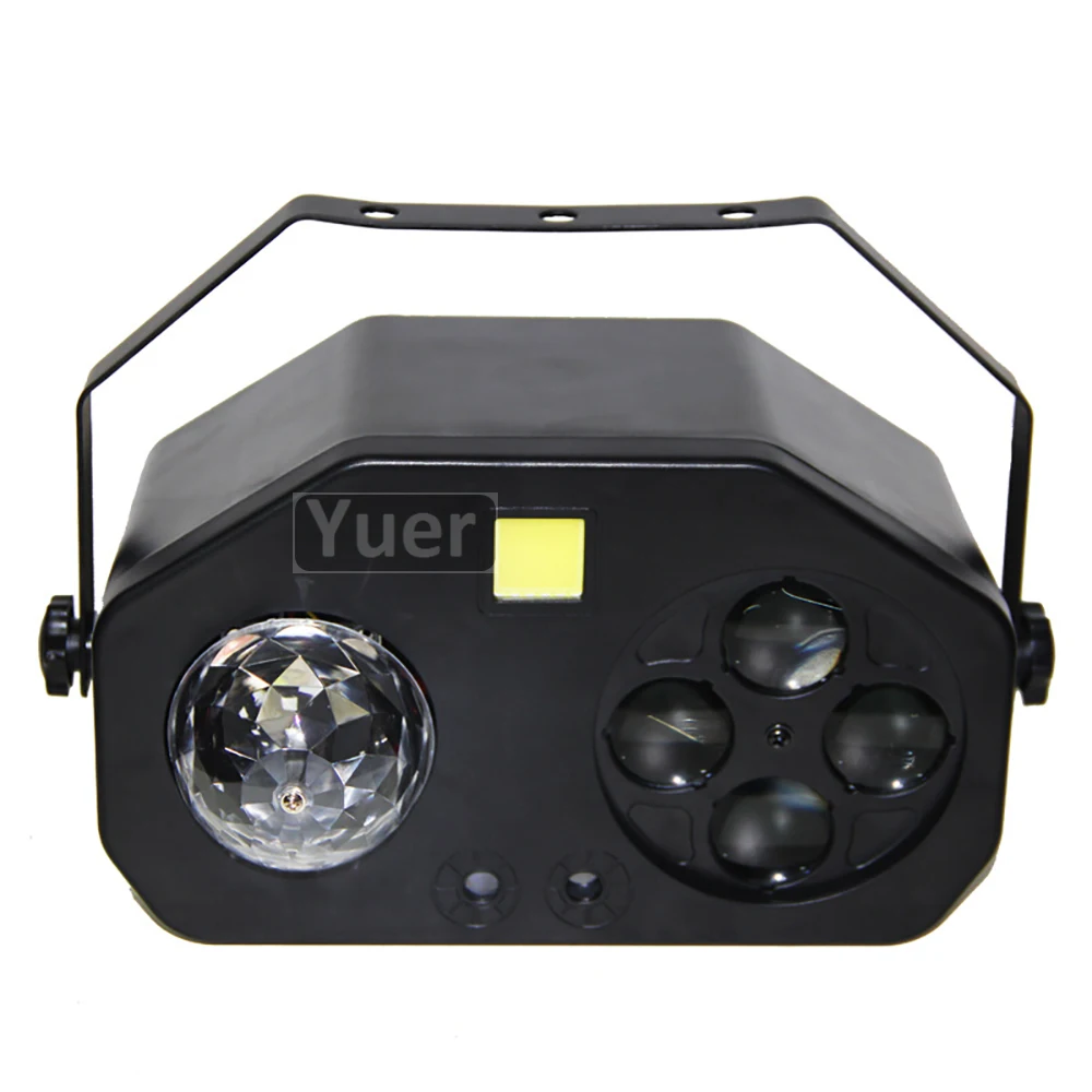  New Disco Ball Laser Strobe Spot Beam 4IN1 LED Stage Effect Light DMX512 DJ Light Sound Party Club  - 4000029726798