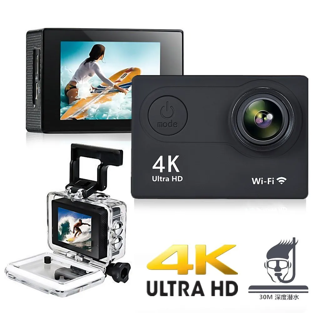 Оригинальная Экшн камера eken H9R/H9 Ultra HD 4K WiFi дистанционное управление спортивная