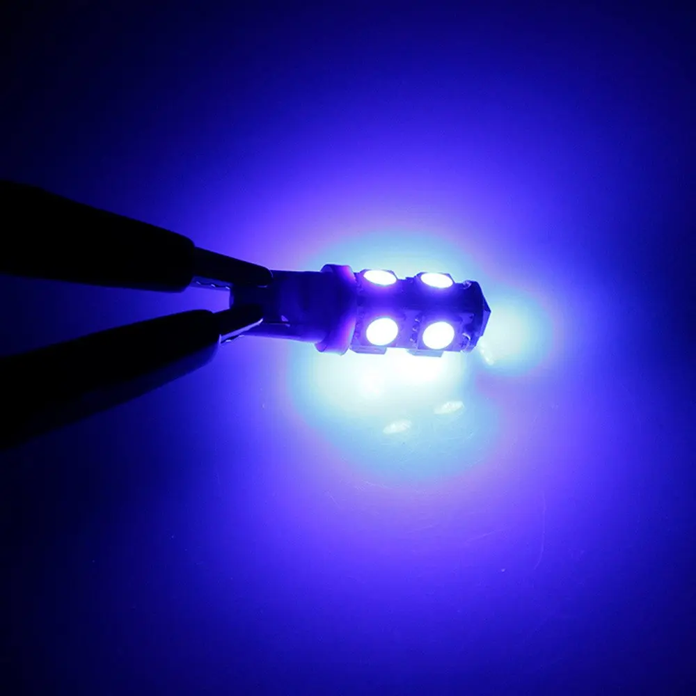 50 шт. T10 194 168 9SMD-5050 W5W СВЕТОДИОДНЫЙ Свет источника красного света супер яркий автомобильный габаритный задний фонарь лампы авто аксессуары