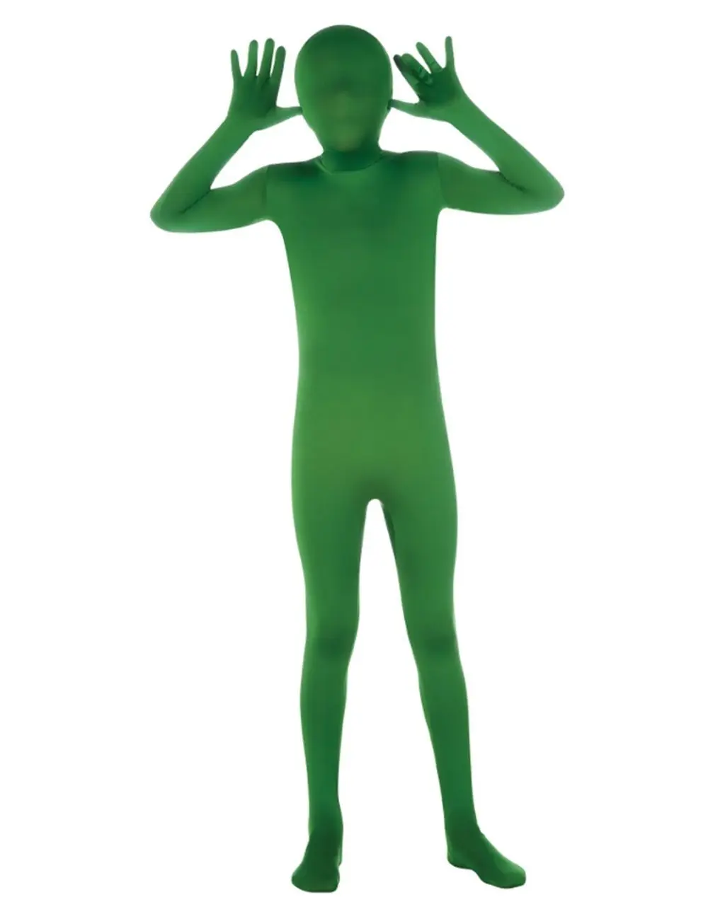 

Kid Children Green Full Body Lycra Spandex Zentai Costume dancewear Unitard Bodysuit Catsuit leotard