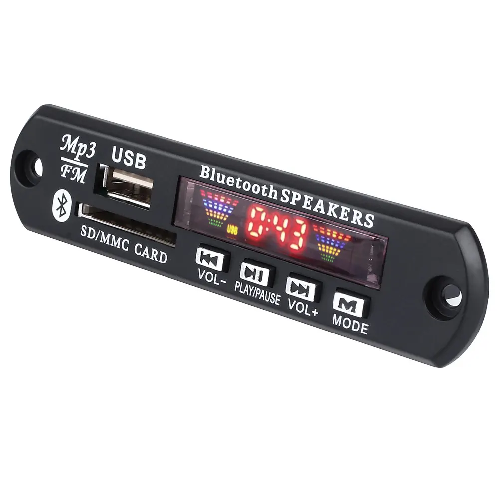 

Car Audio MP3 Decoding Board APE FLAC MP3 Decoding Module 12V LED Indicator Buletooth MP3 Decoder Bluetooth 5.0 Stereo