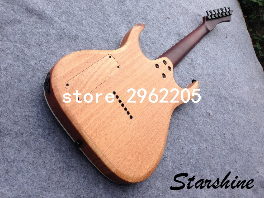 Starhine 7stings электрогитара корпус из красного дерева палисандр гриф хорошее качество Корейская фабрика