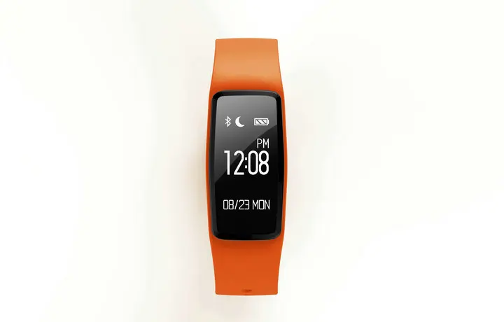 Лучший подарок для девушки друг водонепроницаемый плавательный смарт-Браслет Смарт-часы Поддержка пульса монитор для ios android - Цвет: Оранжевый