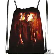 Индивидуальная сверхъестественная походная сумка на шнурке, милый рюкзак для детей(черная спинка) 31x40 см#20180611-02-90