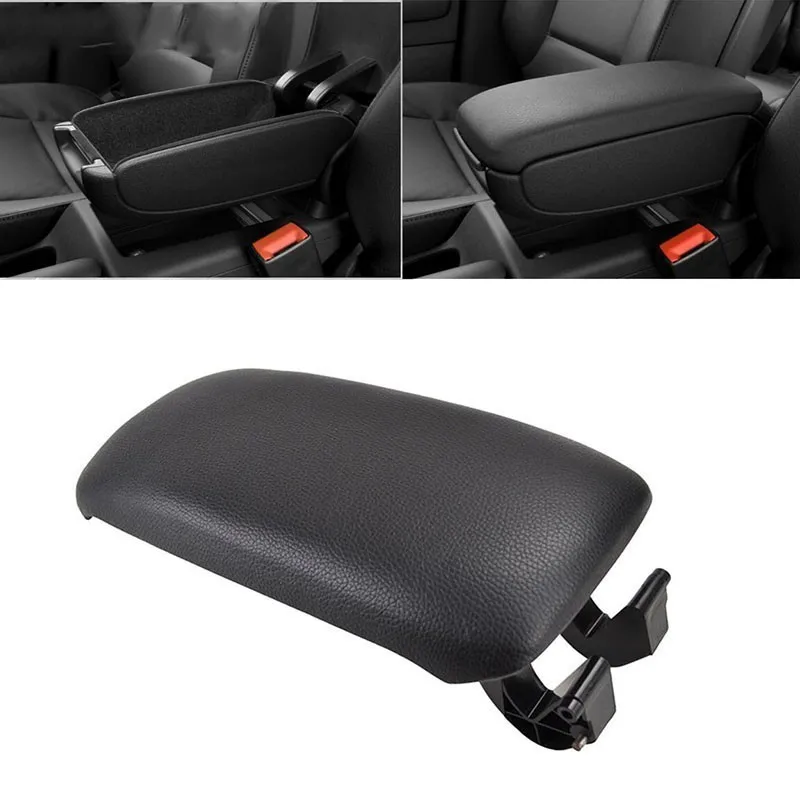 SPEEDWOW Car Accessories Car Armrest Cover Arm Rest Cap Console Center Clip PU LeatherFor Audi A3 8P 2003- 2012