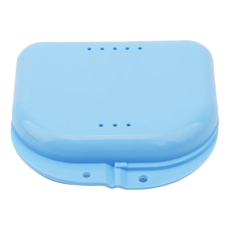 

5 Colors Denture Bath Storage Box Case Dental False Teeth Appliance Container Orthodontic Mouth Guard Plastic Storage
